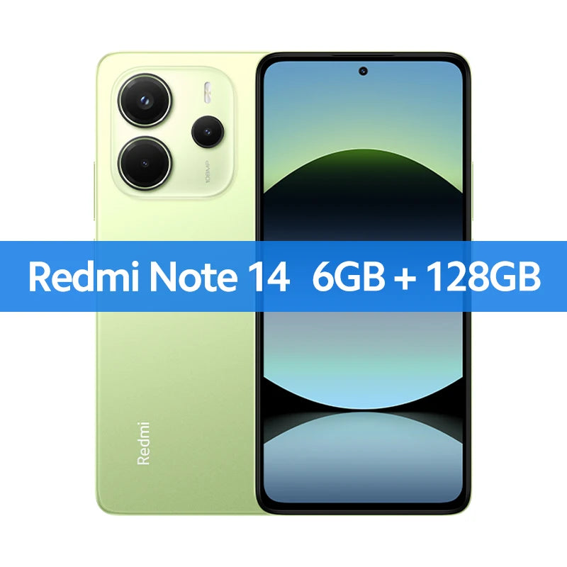 Xiaomi Redmi Note 14 – 108MP AI Camera | 6.67" AMOLED 120Hz | 5500mAh | Global Version