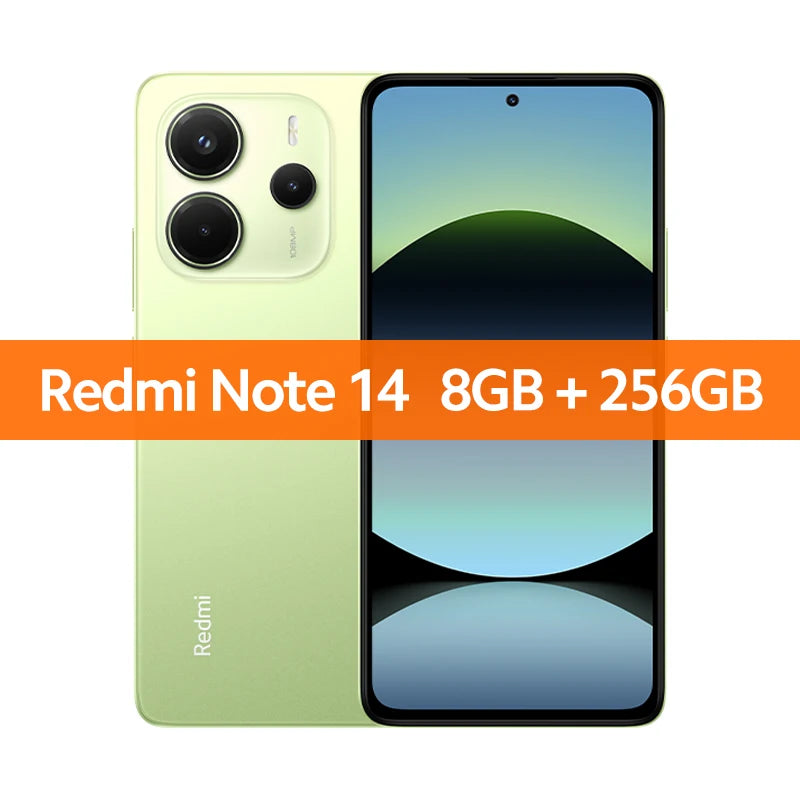 Xiaomi Redmi Note 14 – 108MP AI Camera | 6.67" AMOLED 120Hz | 5500mAh | Global Version