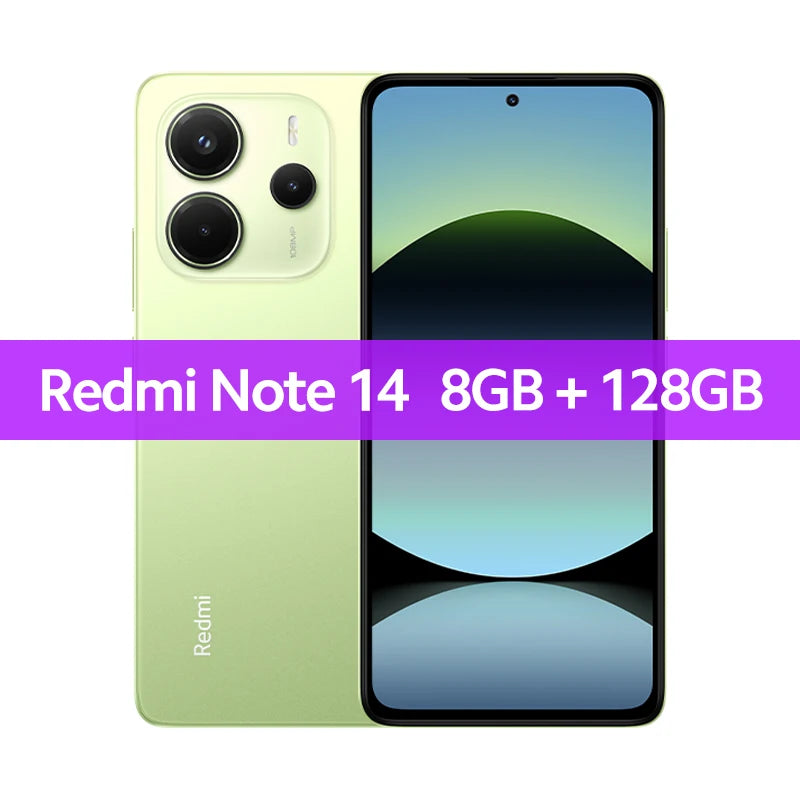 Xiaomi Redmi Note 14 – 108MP AI Camera | 6.67" AMOLED 120Hz | 5500mAh | Global Version