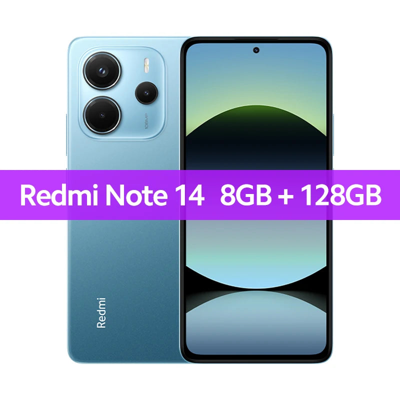 Xiaomi Redmi Note 14 – 108MP AI Camera | 6.67" AMOLED 120Hz | 5500mAh | Global Version