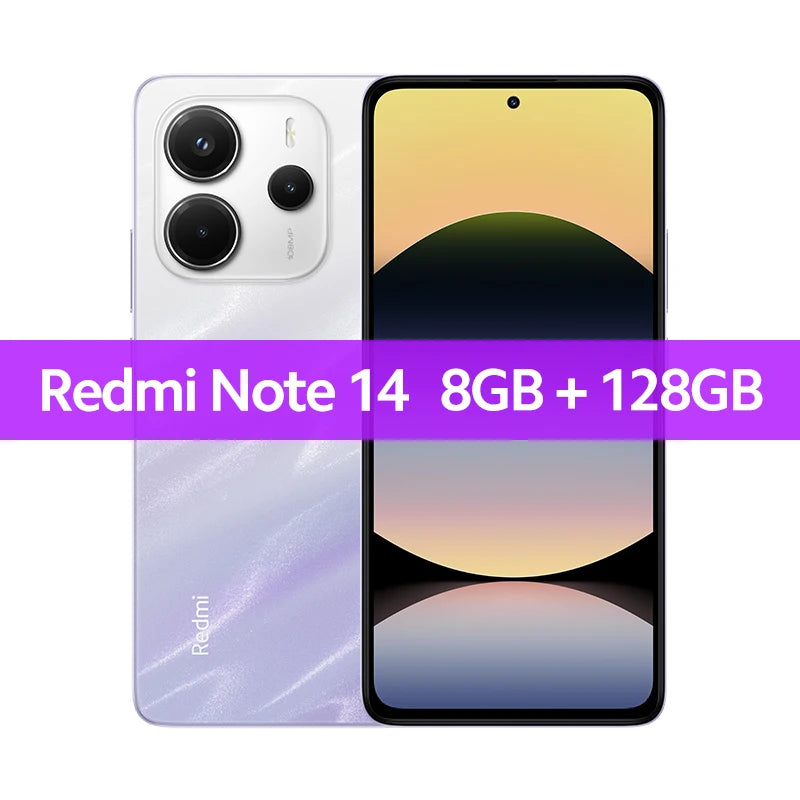 Xiaomi Redmi Note 14 – 108MP AI Camera | 6.67" AMOLED 120Hz | 5500mAh | Global Version
