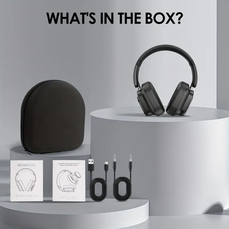 Hybrid Active Noise Cancelling Wireless Headphones